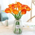 thumbnail image 5 of Garden Home Elegant DIY Bridal Real Touch Bouquet Fake Flowers Artificial Calla Lilies Silk Plants BLACK, 5 of 8