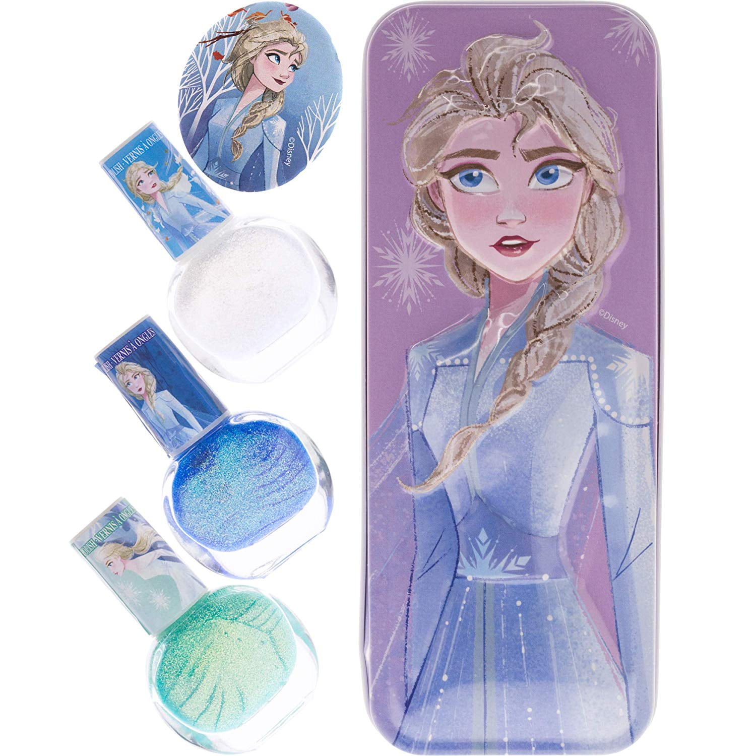 Beauty Accessories Disney Frozen 2 Elsa w/ Nail Polish Set New