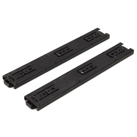 Accuride Boat Drawer Slide 3832 | Chaparral 12 Inch Black Steel (Pair)