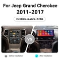 thumbnail image 3 of SNATEEN 12.3 inch Touch Screen Car Radio for Jeep Grand Cherokee 2011-2017 GPS Navigation Multimedia Video DVD Carplay Stereo Receiver Head Unit, 3 of 10