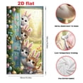 thumbnail image 3 of Cortina para puerta de Pascua | Decoración de puerta | Tapiz de pared para fiestas | Tela de poliéster para puerta principal | Decoración festiva para el hogar en celebración de Pascua, 3 of 8