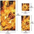 thumbnail image 2 of Coolnut 3 PCS Towel Fire Dragon Swirling Cotton Bath Towel Set (1 Bath Towel, 1 Hand Towel, 1 Washcloth) for Bathroom, Super Soft and Quick Dry Towels, 2 of 6