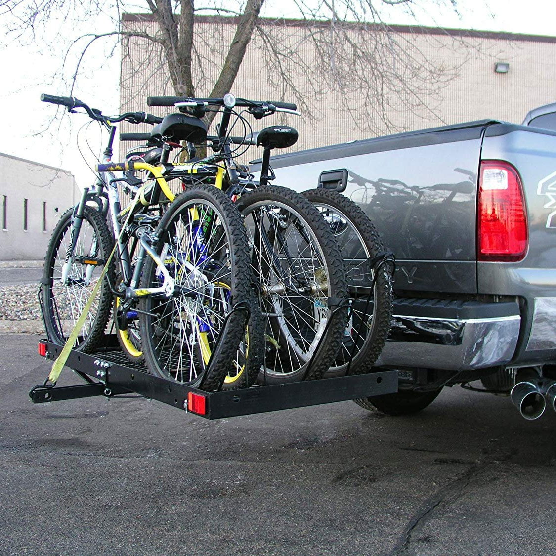 cargo basket with bike rack