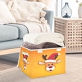thumbnail image 4 of IAUYY 42*32*30cm Storage Bin with Lid Storage Boxes with Handles,300D Oxford Fabric+Hollow Board Applicable to Clothes Storage Office Storage,with A Charming, 4 of 6