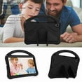 thumbnail image 2 of Dteck Kids Friendly Cover for Lenovo Tab M10 HD 2nd Gen TB-X306X / Smart Tab M10 HD 2nd Gen TB-X306F,Anti-Drop Shock Proof Light Weight Convertible Handle Stand Cover (Black), 2 of 7