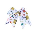 thumbnail image 2 of Bradem Bows Hair Clips - Large Cheer Bow Ponytail Holder with Vibrant School Bus Design, Sturdy Barrettes for Secure Hold, Fun Seasonal Hair Accessories for Women & Cheerleaders Days & Celebrations, 2 of 9