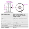 thumbnail image 3 of Generic 300W 12V Three-Phase AC Permanent Magnet Generator for Wind Turbines - High-Efficiency Low-Speed Wind Power Generator (Free Shipping), 3 of 6