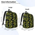 thumbnail image 2 of Bingfone Corn And Dragonflies Print Canvas College Laptop Backpack, Large Capacity Lightweight College Bookbag Casual Daypack-Small, 2 of 5