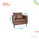 thumbnail image 2 of Sillon Individual Comodo Cojin Moderno cafe 77x68x44 cm Pido Todo SI01BK-H3, 2 of 5