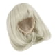 thumbnail image 2 of Peluca de muñeca de pelo liso Bling Bling con flequillo recto y diseño de clase mundial, 2 of 12
