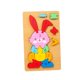 thumbnail image 5 of Rompecabezas de números, rompecabezas de animales, juguetes Montessori para niños de 3 años para habilidades motoras finas, niños y niñas en edad Conejo Hugo Rompecabezas de madera, 5 of 10