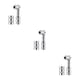 thumbnail image 4 of Adaptador de boquilla de grasa Kenally de metal 90 grados plateado, 4 of 5