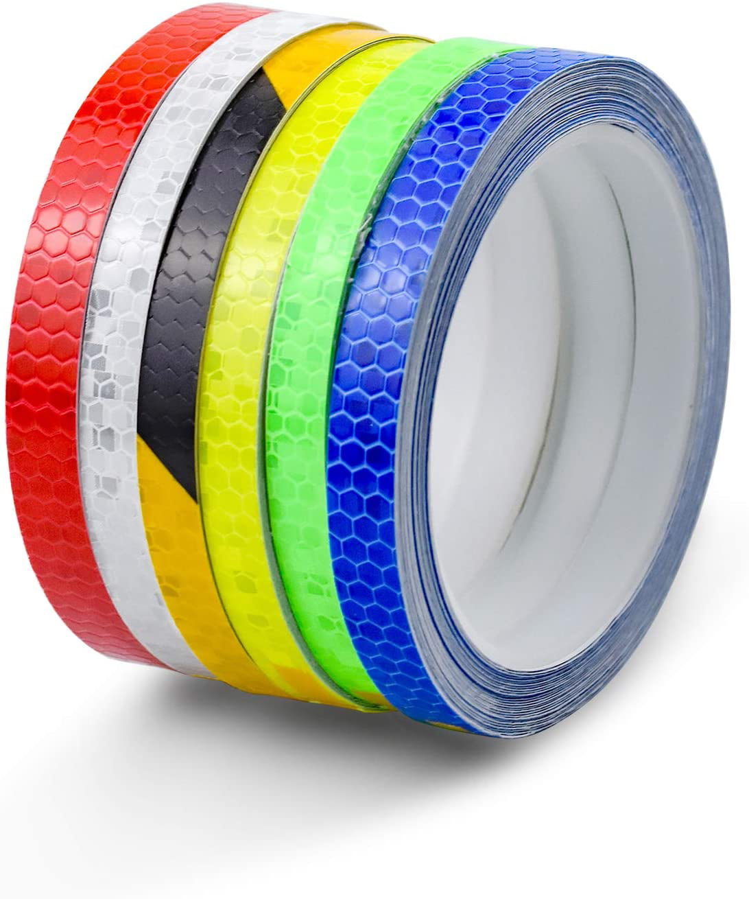 Reflective Tape 8M Safety Stickers Hi Vis Safety Warning Self-Adhesive Reflector 