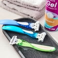thumbnail image 2 of Equate Women's 4-Blade Disposable Razors, Color May Vary, 3 Count, 2 of 8