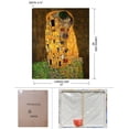 thumbnail image 6 of DECORARTS - The Kiss by Gustav Klimt Art Reproduction. Giclee Prints Acid Free Cotton Canvas Wall Art for Home Decor W 32" x H 40", 6 of 6