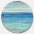 thumbnail image 1 of Designart 'From the Shore III' Traditional Metal Circle Wall Art, 1 of 3