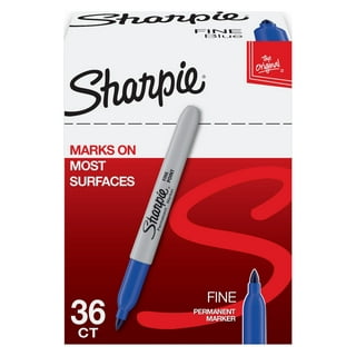 Sharpie Fine-Point Permanent Markers, Black, 2-Ct.