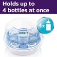 thumbnail image 4 of Philips AVENT Esterilizador de vapor de microondas para biberones SCF281/05 Philips AVENT 1, 4 of 4