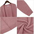 thumbnail image 4 of Yesfashion Womens Open Front Cardigans Long Sleeve Lightweight Loose Knit Casual Sweater Outwear, 4 of 5