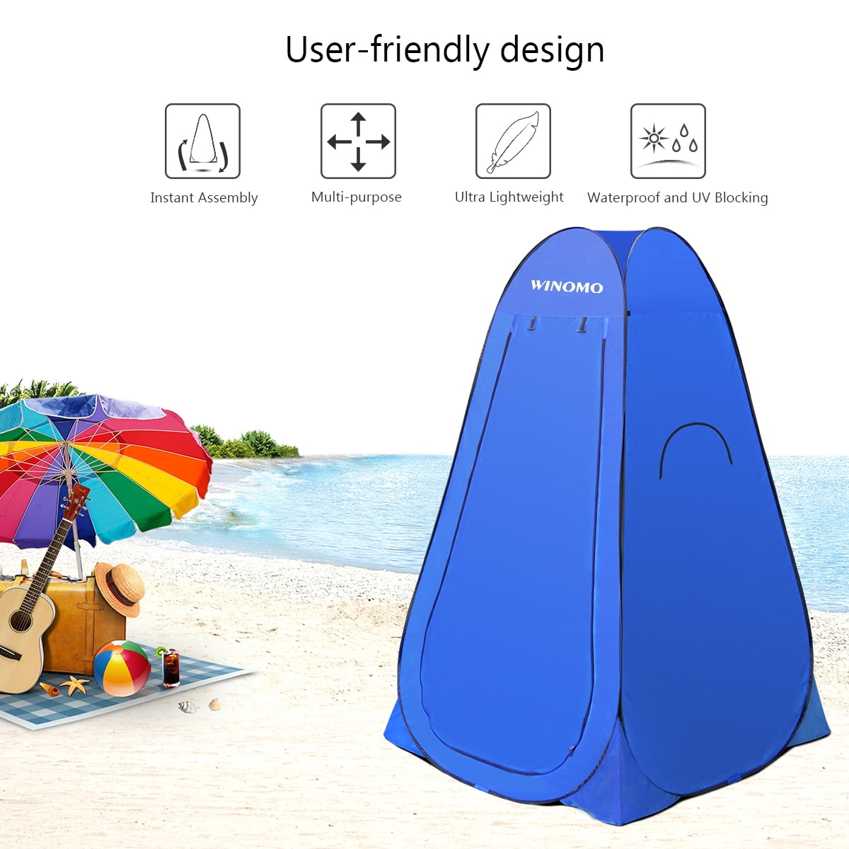 Up WINOMO Up Changing Tent Privacy Shower Tent Dressing Room Outdoor