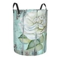 thumbnail image 2 of Daiia Vintage Rose1 Round Laundry Basket with Handles Thickened Waterproof Circular hamper,Dirty Clothes Storage Basket for Bedroom,Bathroom,College Dorm-Medium, 2 of 8