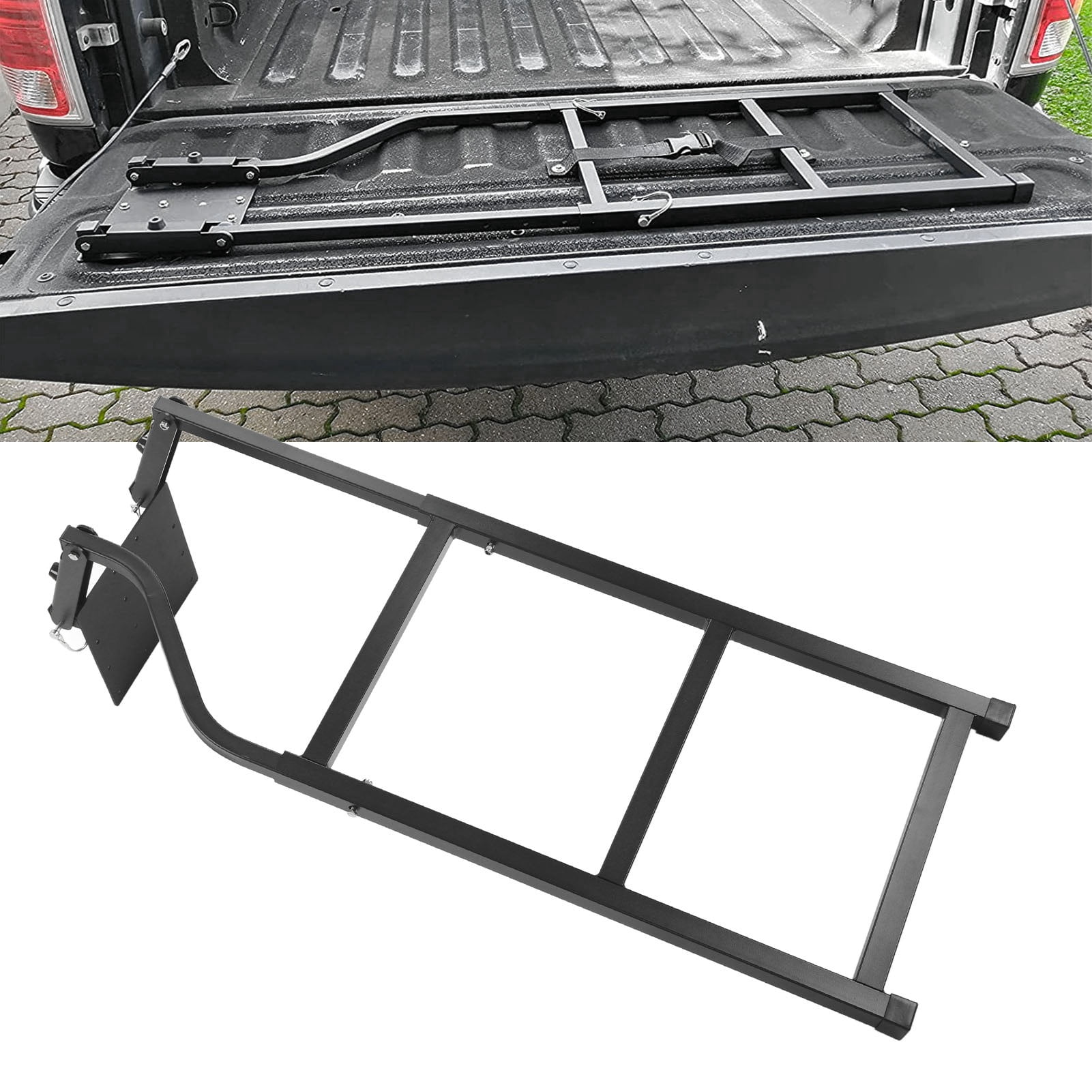 Step Ladder, Space Saving Anti Rust Tailgate Ladder  For Pickup