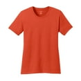 thumbnail image 5 of Ladies Core Cotton Tee Orange 3XL, 5 of 6