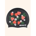 thumbnail image 4 of Sporti Strawberry Fields Silicone Swim Cap - Strawberry Fields, 4 of 4