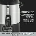 thumbnail image 6 of Proctor Silex Commercial 40 Cup Coffee Urn and Hot Beverage Dispenser for Small to Large Groups, Stainless Steel, 6 of 8