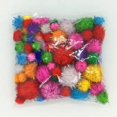 thumbnail image 1 of Pompón brillante de 10/15/20/25/30mm, mezcla de colores, pompón navideño de piel artesanal, pompones de bola de felpa suave, raíz del pelo, juguetes Diy para niños, 1 of 4