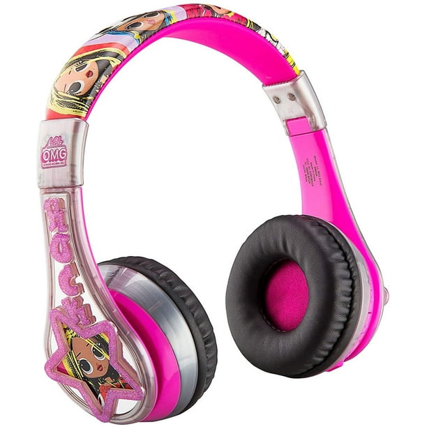 eKids Wireless Children's Adjustable Noise Cancelling OverEar Headphones, Multicolor, LLB52