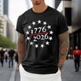 thumbnail image 4 of 250Th Anniversary Short Sleeve T Shirt Comfortable Breathable 250Th Mens Tees Black L, 4 of 5