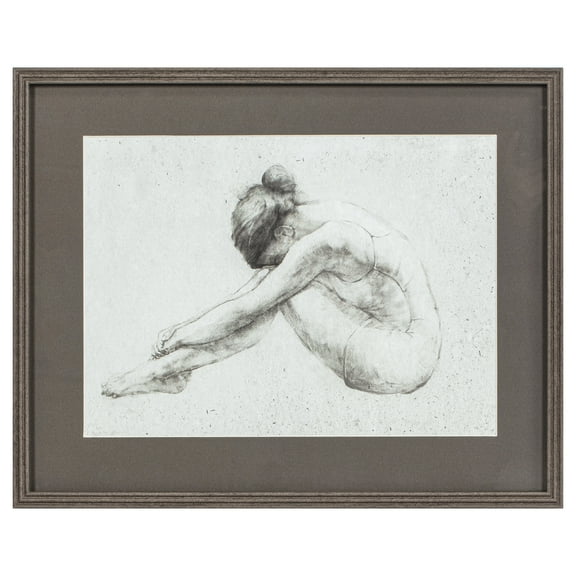 My Texas House Full Figure Drawing Framed Wall Art 20x16