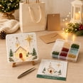 thumbnail image 6 of DIY Sea Glass Painting Christmas Hanging Ornament Kit – 5D Crystal Christmas Church Art Craft – Christmas Animal Sea Glass Art Decoration for Hand‑Making Home Tabletop Artwork, 6 of 6