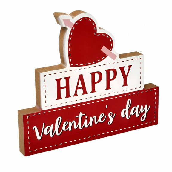 LAMIRO Valentine Table Decorations Table Sign Happy Valentines Valentines Day Decor Romantic Wedding Decor Valentines Day Decorations