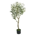 thumbnail image 2 of Olivo artificial con maceta, hojas verdes, 1,2 m, ideal para oficina, interior y hogar. Estilo B, 2 of 9