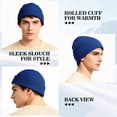 thumbnail image 4 of Cooraby 12 Pack Knitted Winter Beanie Cold Weather Acrylic Warm Skull Cap Cuff Watch Hat for Men or Women Homeless Donation, 4 of 7