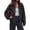 Black, variant on Fall Faux Leather Jacket Women Oversized Zip Up Bomber Coats,Loose Warm Winter Clothes With Pockets,Waterproof Chic Vintage Office Work Going Out Outwear,Trendy Casual Y2K Outfits