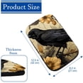 thumbnail image 4 of Crow Soft Comfortable Furry Printed 12.5x8.2 Inch Car Armrest Cover Armrest Accessory Cover, 4 of 6