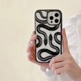 thumbnail image 5 of La versión de la marca Co de dibujos animados de gato de muñeca azul [lado acrílico en inglés] es aplicable a la funda del teléfono móvil iphone14Pro max Acrílico anticaída Rojo Verde, 5 of 5