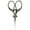cs06 Antique Silver, variant on JubileeYarn Heirloom Craft Embroidery Scissors w/ Decorative Cast Handles Chinese Wing and Cloud - Copper