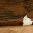 thumbnail image 4 of Linon Faux Cowhide Rug Collection, Ex Brindle Brown and Ivory, 5' x 6'6", 4 of 4