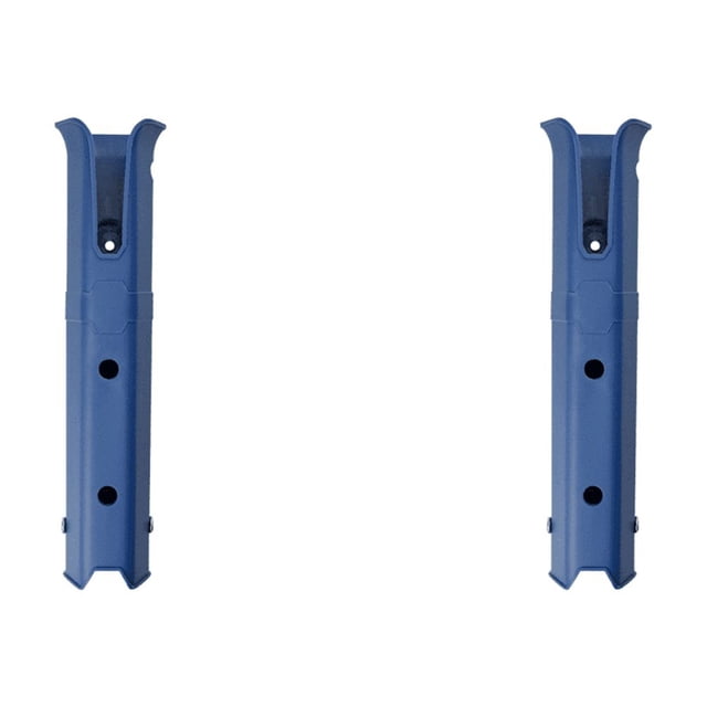 Soporte para caña de pescar, soporte para caña de barco, tubos de montaje en pared, enlaces para kayak (azul)