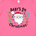 thumbnail image 4 of Inktastic Baby's 1st Christmas Santa with Candy Canes Boys or Girls Baby T-Shirt, 4 of 5
