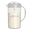Gray, variant on Dr. Brown's Baby Formula Mixing Pitcher, Adjustable Stopper/Locking Lid/No-Drip Spout, Blue 36oz, 1 Pack