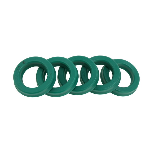 Anillo de Sello de Aceite Universal Labio UN de Bargains Únicos 20x30x6mm Alta Presión TPU Verde 5 Pcs