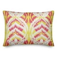 thumbnail image 2 of Creative Products Yellow and Pink Leaf Pattern 14x20 Indoor / Outdoor Pillow, 2 of 3