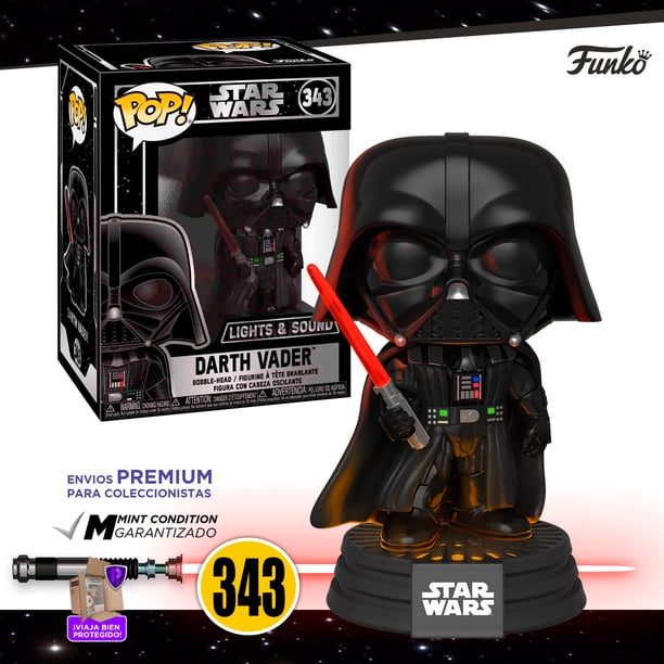 Funko Pop Darth Vader #343 Luz Y Sonido Star Wars Coleccion 