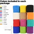 thumbnail image 5 of Woeilo 12/24/48/72pcs Self Adhesive Bandage Wraps, 2in 5 Yards, Multicolor (2 Inch, 12 Pack Multicolor) 12 Pack Multicolor 2 Inch, 5 of 5