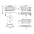 thumbnail image 6 of Winstop Brake Pad Set, Rear WS.0995.0.C, Toyota Sienna 2010-2004, 6 of 6